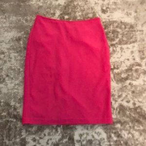 Banana Republic Hot pink pencil skirt